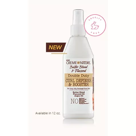 Creme of Nature: Butter Blend & Flaxseed Curl Refresher 12oz
