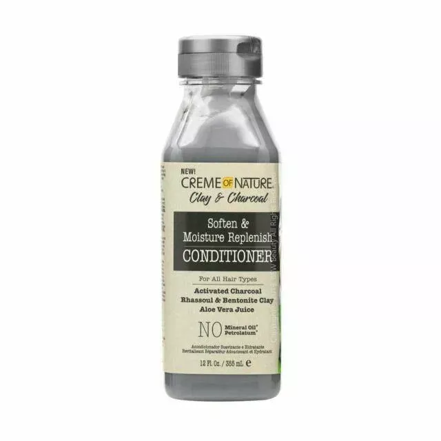 Creme of Nature: Clay & Charcoal Conditioner 12oz