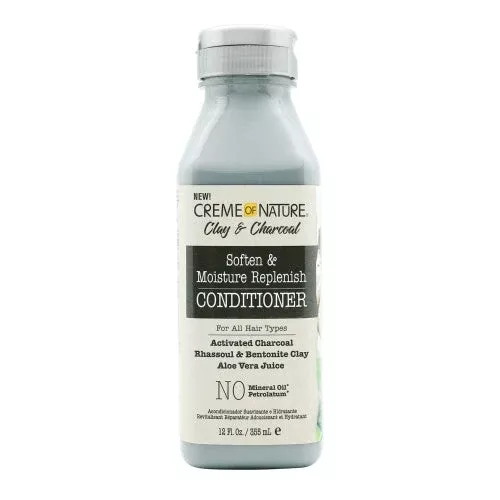 Creme Of Nature Clay & Charcoal Soften & Moisture Replenish Conditioner 12oz