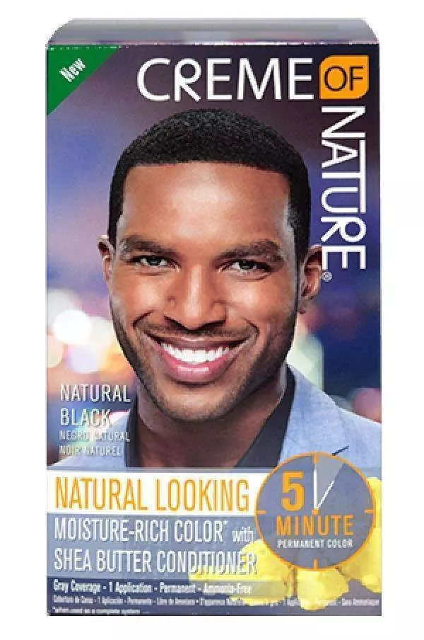 Creme Of Nature Color Mens Natural Black, 1 Count, 2 Pack