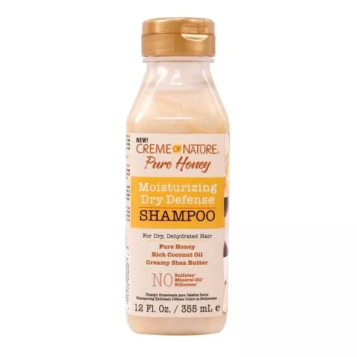 Creme of Nature Prue Honey Moisturizing Dry Defense Shampoo 12oz
