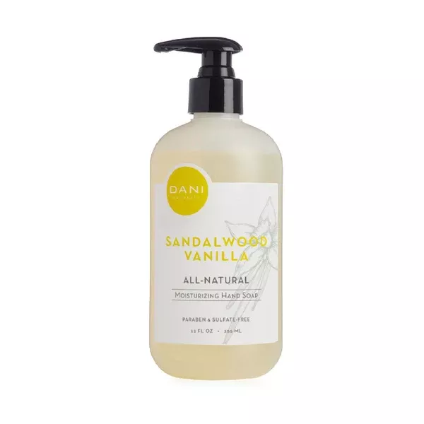 DANI NATURALS SANDALWOOD VANILLA LIQUID HAND SOAP