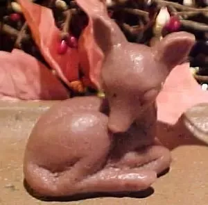 Deer Small Soap 1 Cavity Silicone Mold 1720