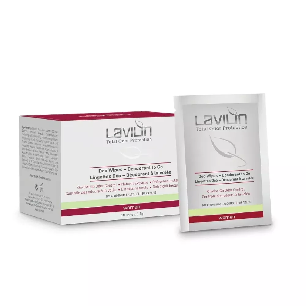 Deodorant Wipes - To Go For Women (10 wipes)