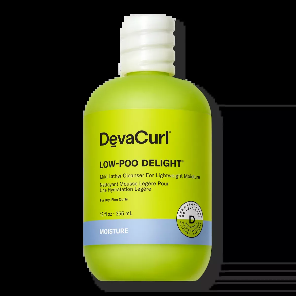 Deva Curl Low-Poo Delight Mild Lather Cleanser for Lightweight Moisture
