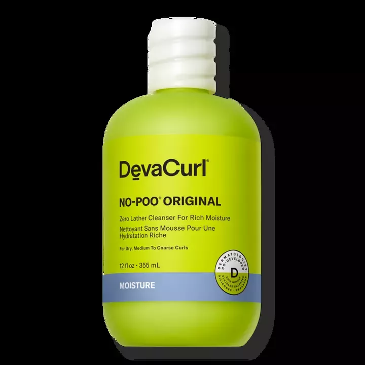 Deva Curl No-Poo Original - Zero Lather Cleanser for Rich Moisture