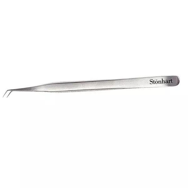 Diamond Dusted Long Angled Tweezer