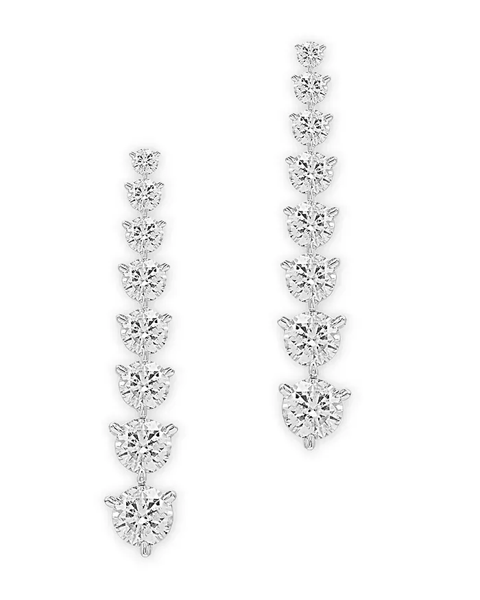 Diamond/Gold Drop Earrings