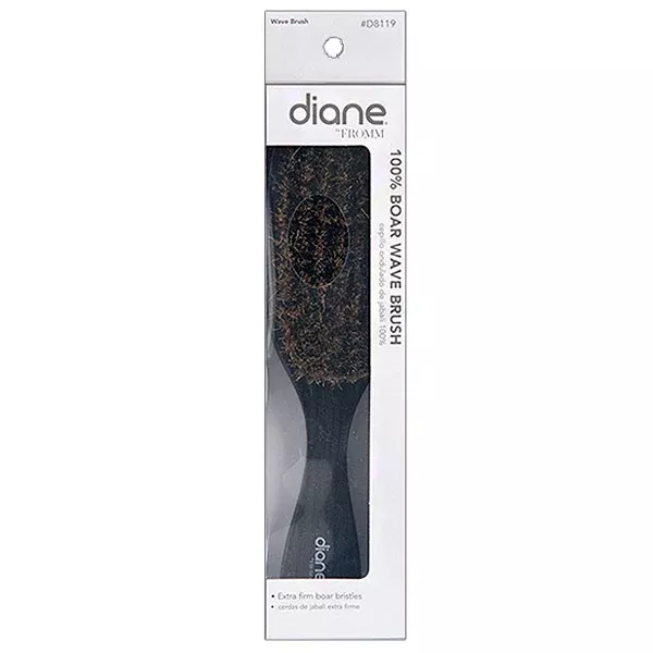 Diane #8119 100% Boar 7 Row Wave Brush 9