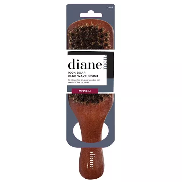 Diane #D8118 100% boar club Wave Brush