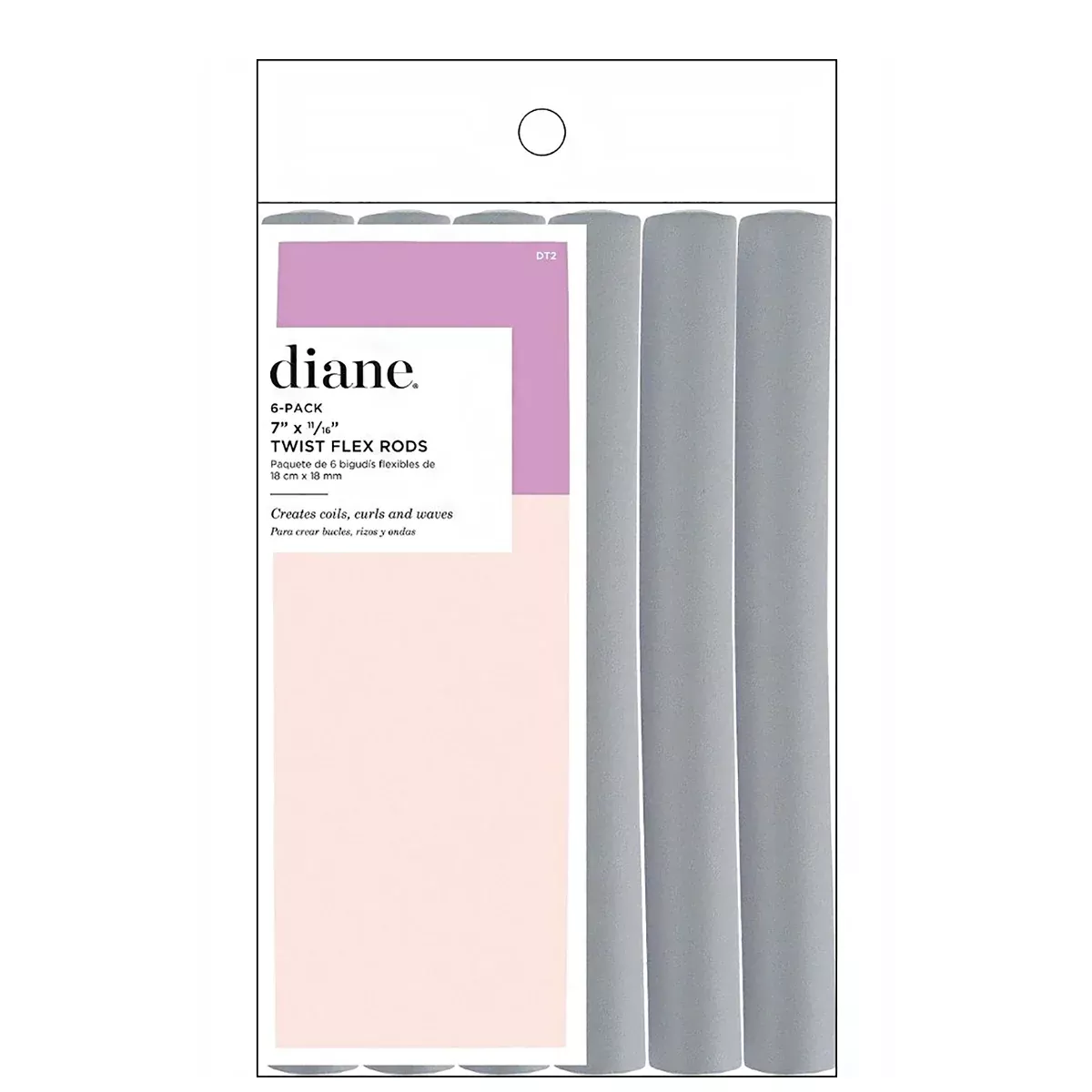 Diane #DT2 Twist Flex Rods - 11/16" Grey