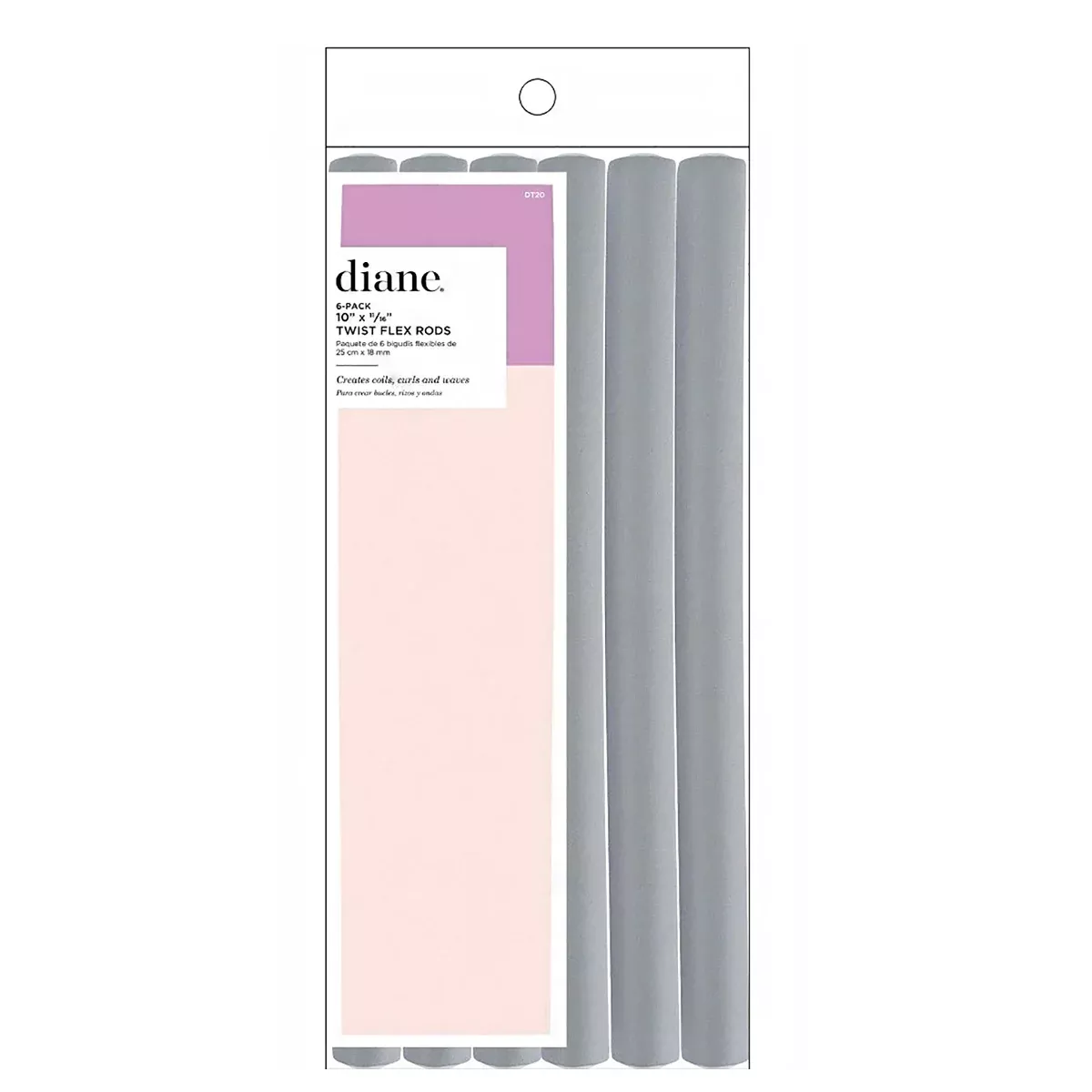 Diane #DT20 Twist Flex Rods - 11/16" Long Grey