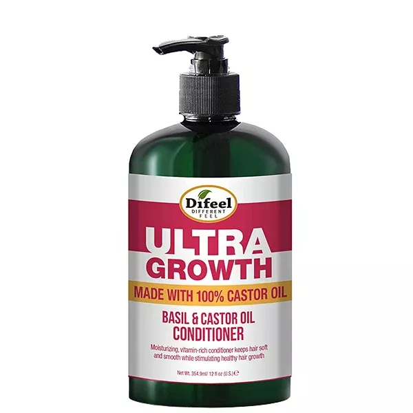 Difeel Ultra Growth Basil & Castor Oil Pro-Growth Conditioner 12oz