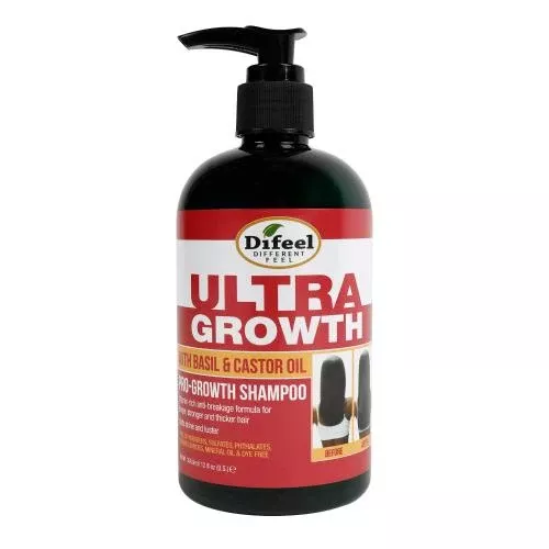 Difeel Ultra Growth Basil n Castor Oil Pro Growth Shampoo