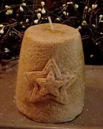 Double Star Cone Candle 1 Cavity Silicone Mold 1425