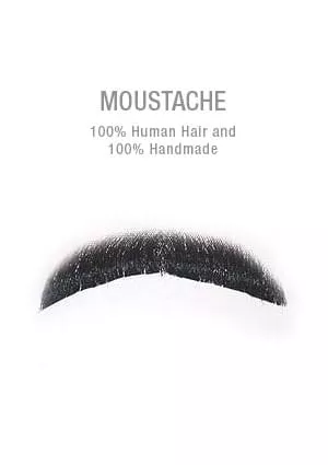 Downturn M-2 [100% Human Hair Moustache]