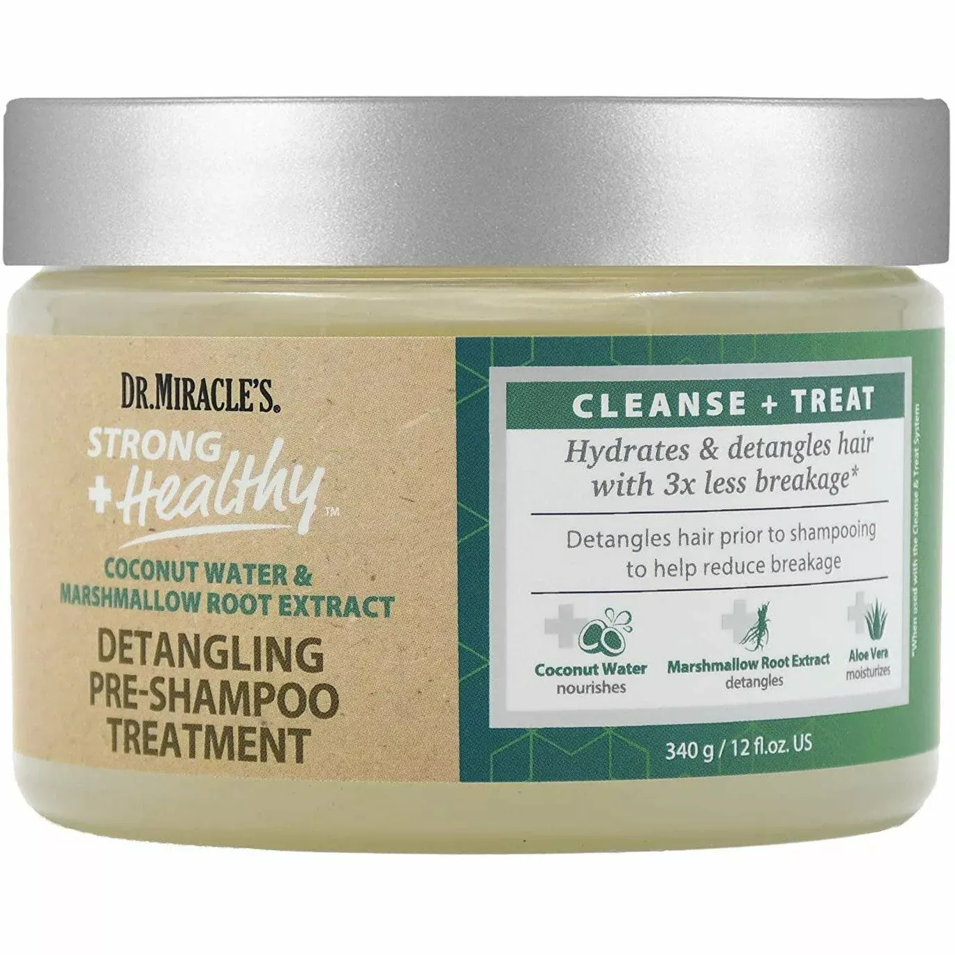 Dr. Miracle’s: Strong + Healthy Pre-Shampoo Treatment 12oz