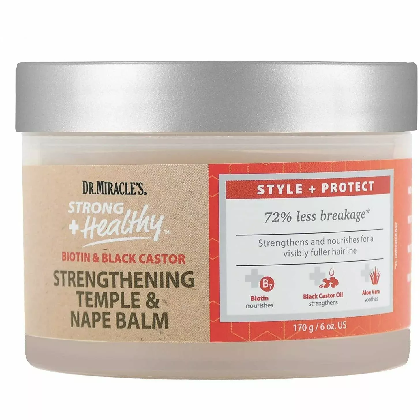 Dr. Miracle’s: Strong + Healthy Temple & Nape Balm 6oz