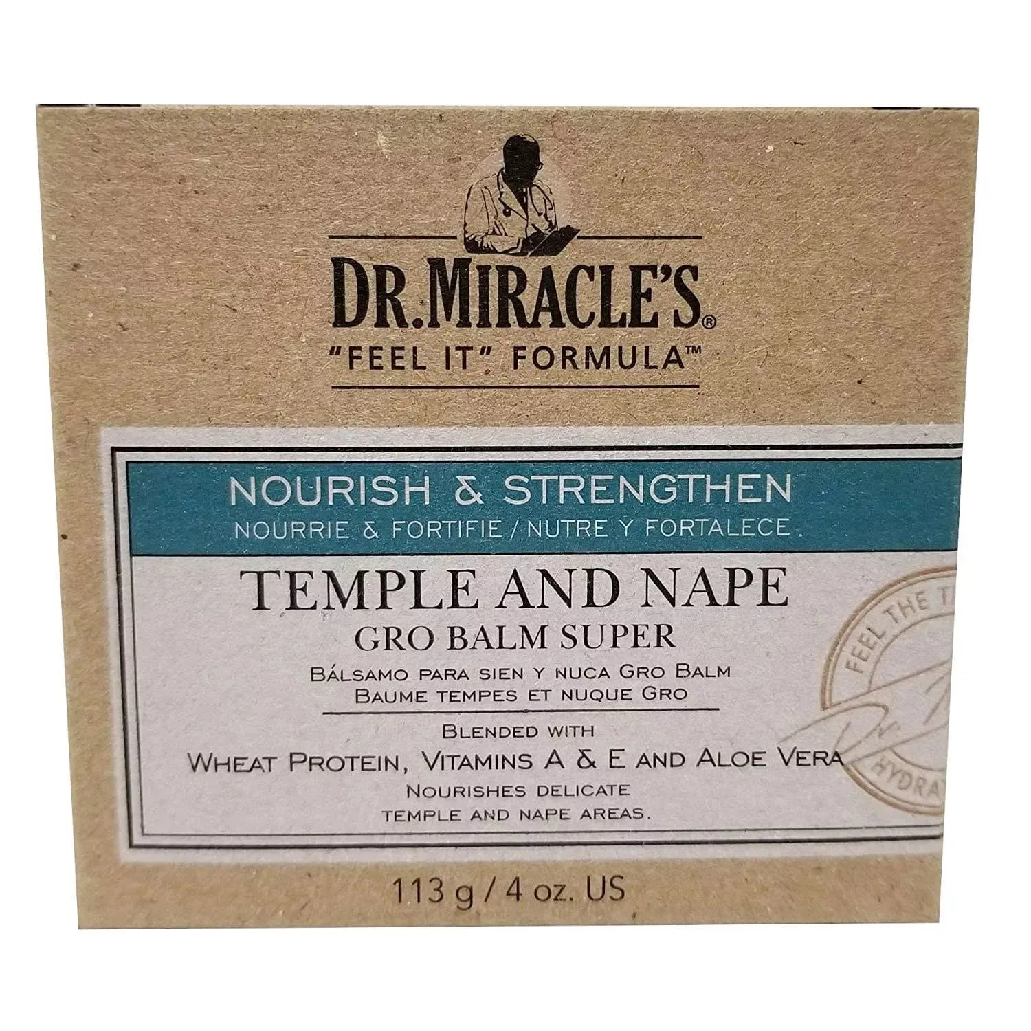 Dr. Miracle's Temple & Nape Gro Balm Super