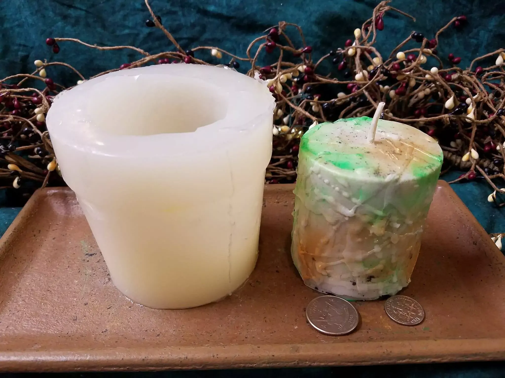 Drizzle Candle 1 Cavity Silicone Mold 1394