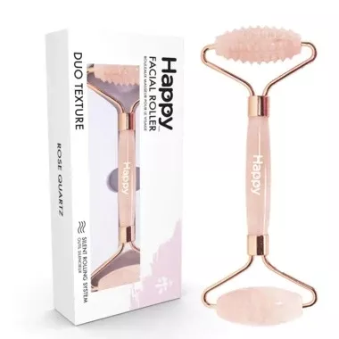 Duo Texture Roller – Rose Quartz