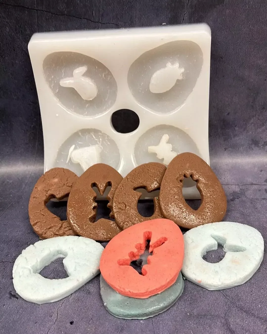 Easter Egg Cookies Tarts 1 Cavity Silicone Mold 2291