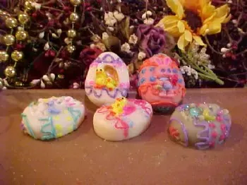Easter Egg Decorative Tarts 2 Cavity Silicone Mold 5252