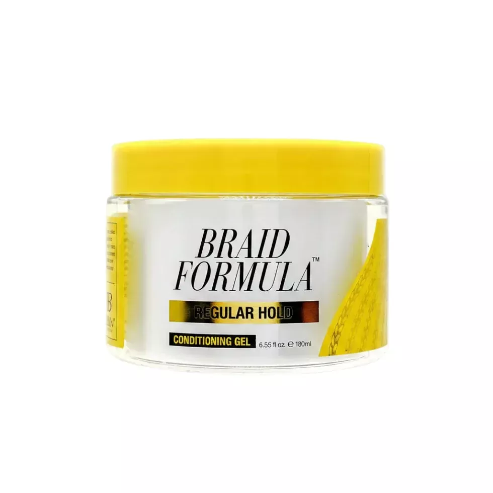 Ebin Braid Formula Lock ‘n Pomade Conditioning Gel Regular Hold 180ml | High-Shine Smoothing Wax