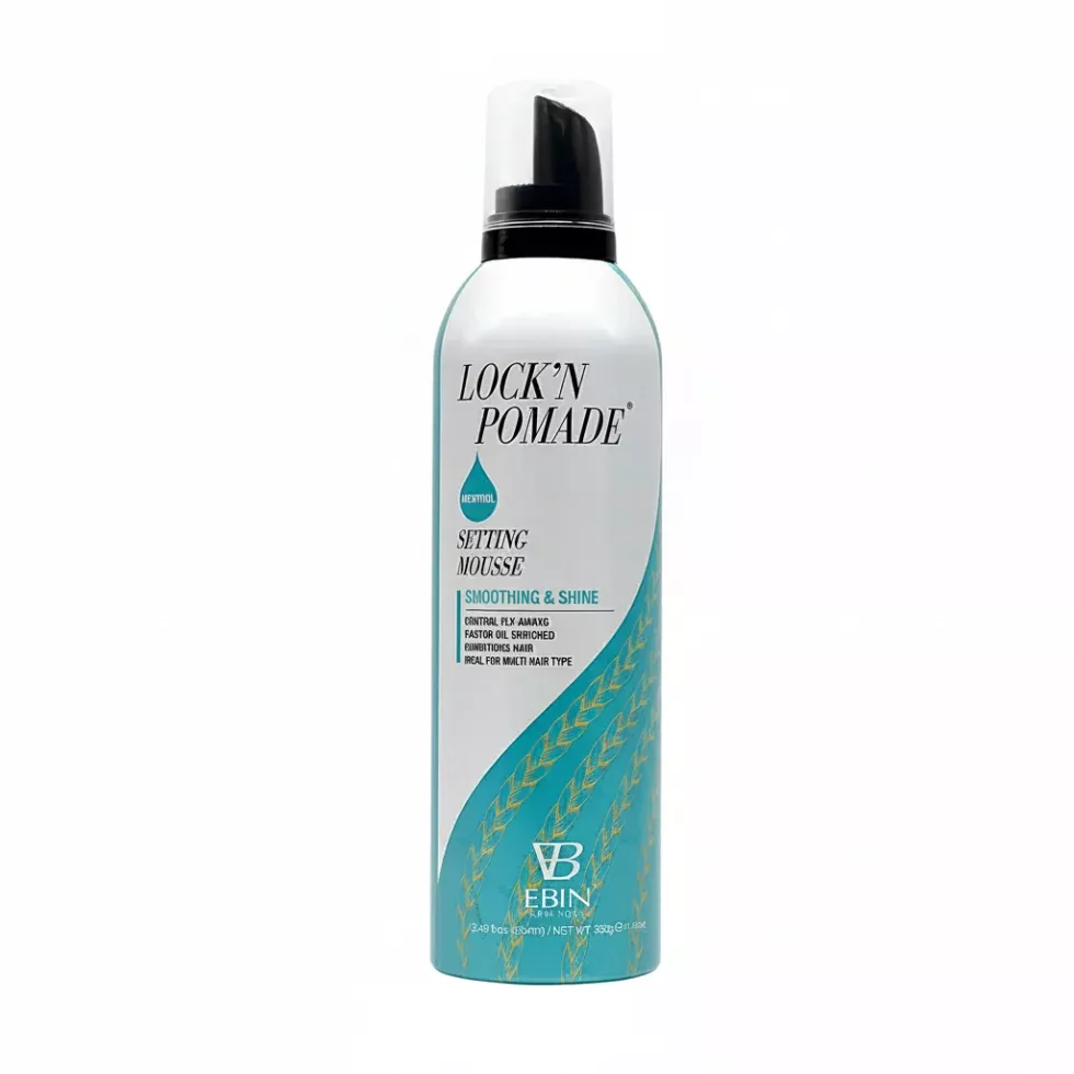 Ebin Braid Formula Menthol Setting Mousse Smoothing & Shine 354ml | Cooling Braid Foam