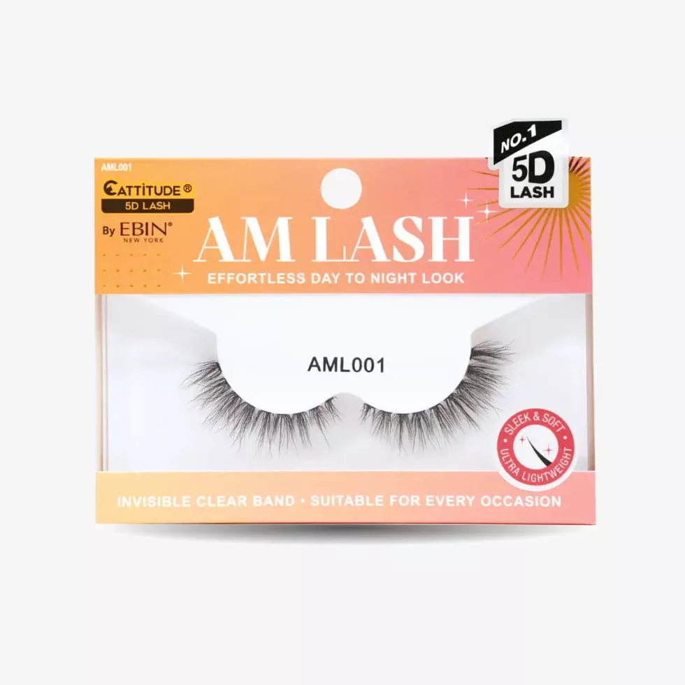 Ebin New York Cattitude 5D AM Lashes | Multi-Dimensional Volume Strip Eyelashes