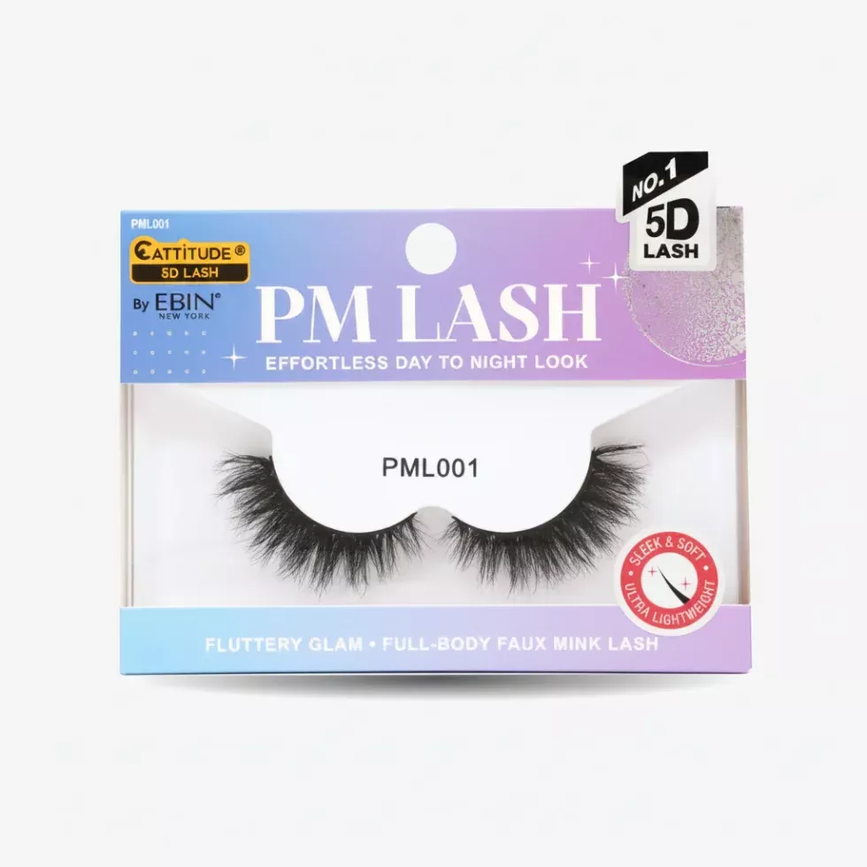 Ebin New York Cattitude 5D PM Lashes | Dramatic Multi-Layered Falsies