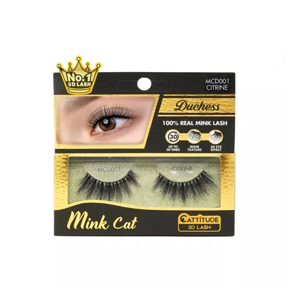 Ebin New York Mink Cat Duchess 3D Lashes | Flared Multi-Dimensional Strip Eyelashes