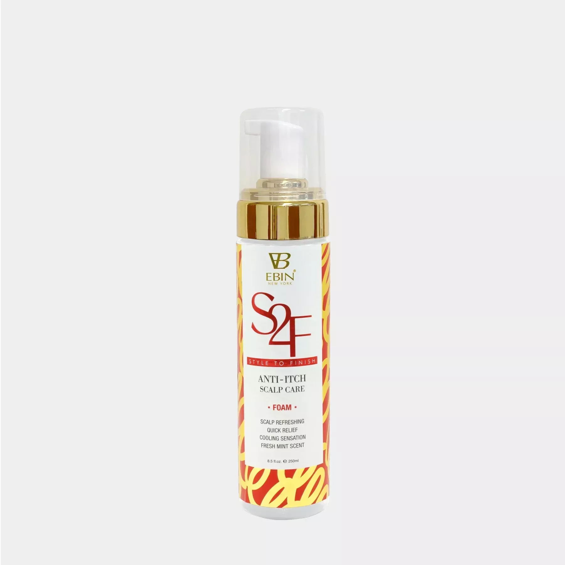 EBIN S2F ANTI-ITCH FOAMING LOTION 250ML