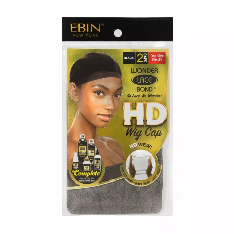 Ebin Wonder Lace Bond HD Wig Caps 4 Pack | Ultra Thin High Definition Wig Caps