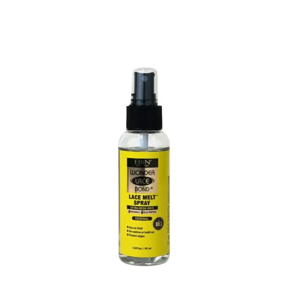 Ebin Wonder Lace Bond Lace Melting Spray Extra Mega Hold Original 100ml | Extreme Hold Wig Installation Spray