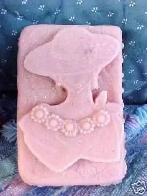 Elegant Lady Large Soap 1 cavitySilicone Mold 110