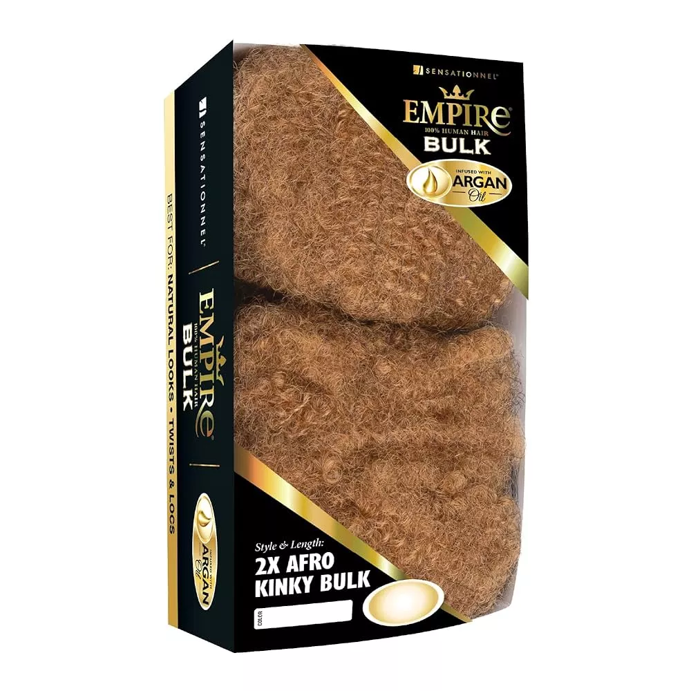 EMPIRE HUMAN HAIR 2X AFRO KINKY BULK 12″