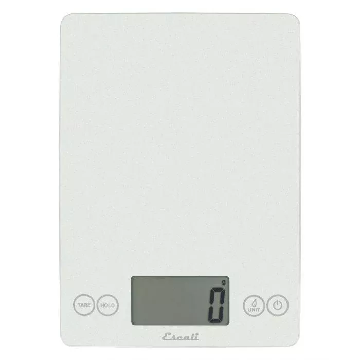 Escali Arti Glass Weigh Scale – Frost White