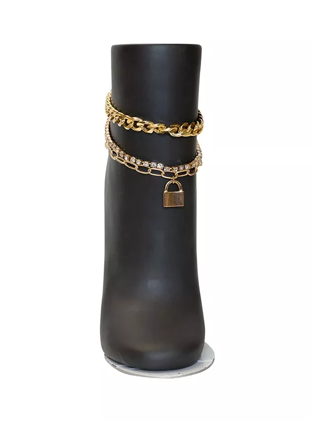 EshaAnklet Set 3pc - Love Lock down