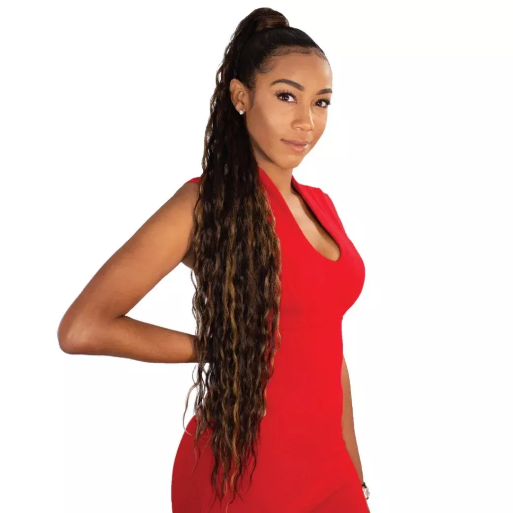 Eve Casablanca Malaysian Wave Wrap Ponytail