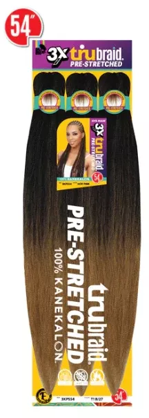 Eve Hair 3X TruBraid Pre-Stretched 54″