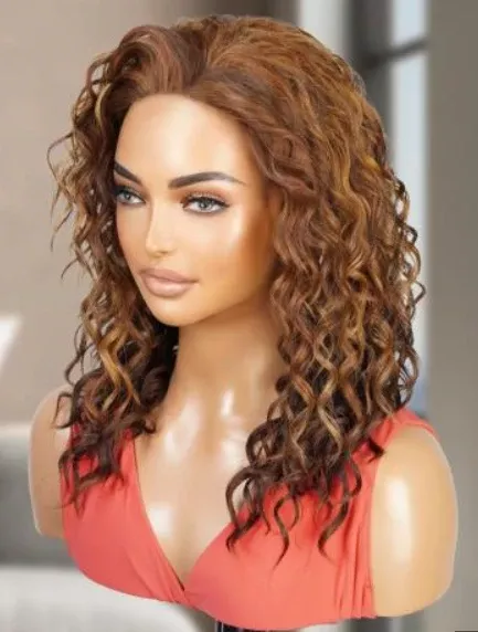 Fashion Wig Deep Curl Half Wig - DUFA