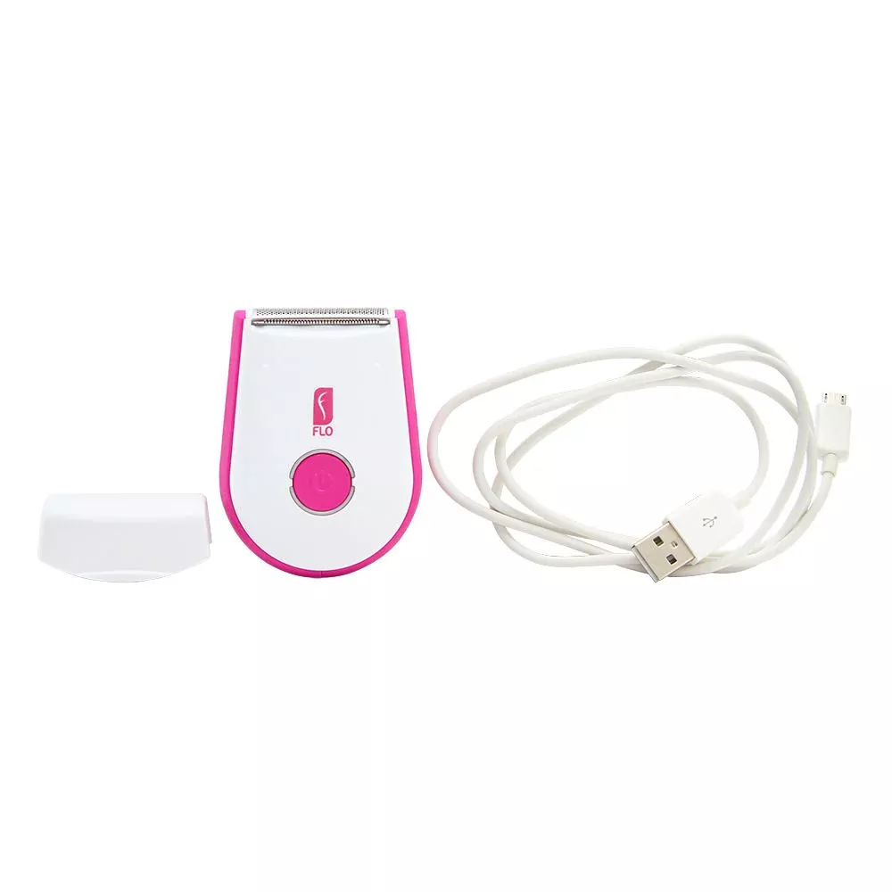 Flo Travel USB Shaver for Her Fuschia