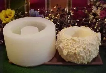 Flower and Butterfly Bowl 1 Cavity Silicone Mold 3032