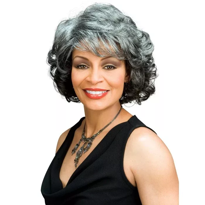Foxy Silver Full Wig – BARBARA