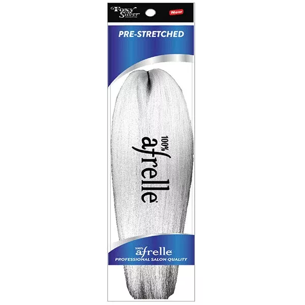 FOXY SILVER SYNTHETIC 2X PRE-STRETCHED EASY BRAID 18″ [14657]
