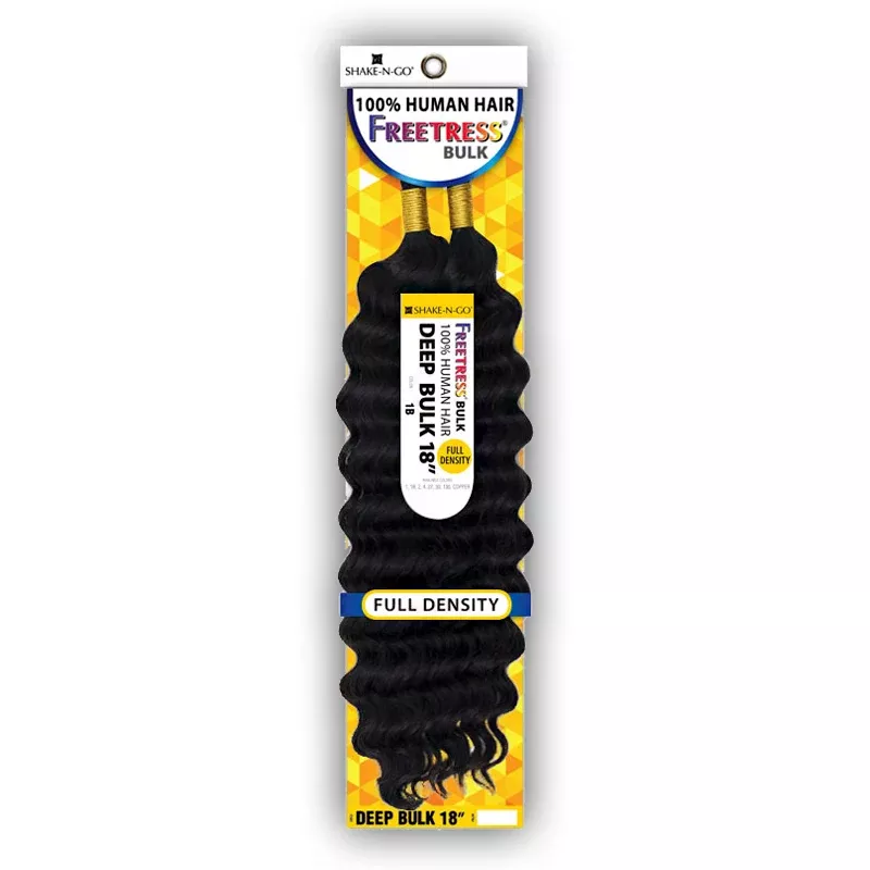 Freetress 100% Human Hair Braid - DEEP BULK 18