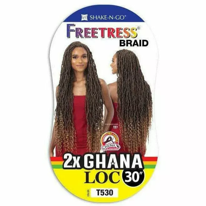 FreeTress: 2X Ghana Loc 30″ Crochet Braids