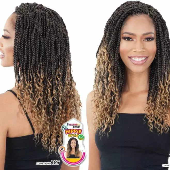 FreeTress: 2X Hippie Braid 12″ Crochet Braids – FINAL SALE