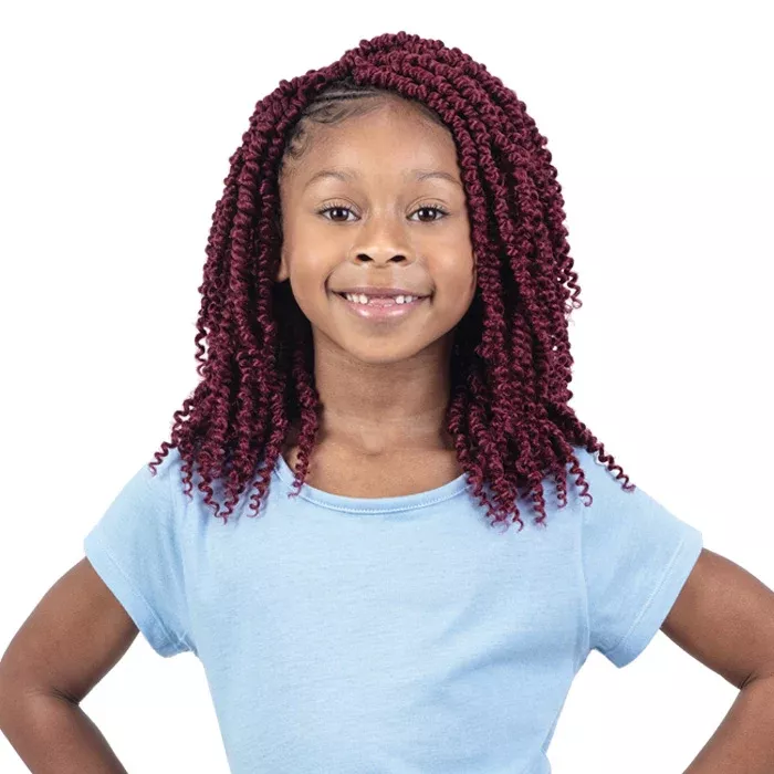 Freetress 3X Kids Pre-Looped Crochet Braid – SPRING TWIST 8″